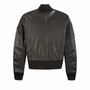 OFFICIAL MISS TOP GUN® LEATHER JACKET - back view