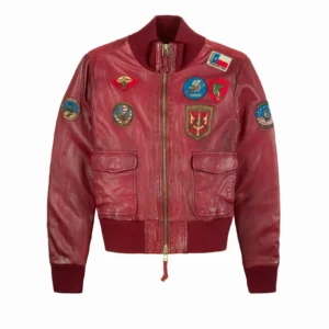 OFFICIAL MISS TOP GUN® LEATHER JACKET gallery image 7
