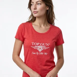 TOP GUN® "COME FLY WITH ME" 3D LOGO TEE - side angle