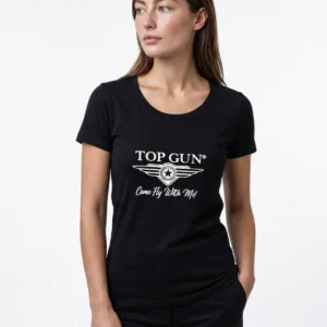 TOP GUN® "COME FLY WITH ME" ULTRA-SOFT LOGO TEE - side angle