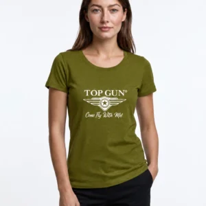 TOP GUN® "COME FLY WITH ME" ULTRA-SOFT LOGO TEE - texture close up