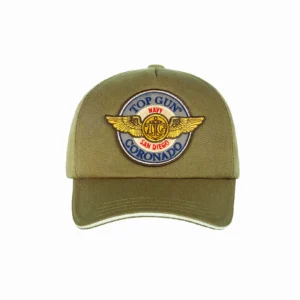 Top Gun Coronado tactical hat in washed navy twill with embroidered badge