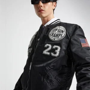 TOP GUN® "FLYING LEGEND" LIGHTWEIGHT JACKET - side angle