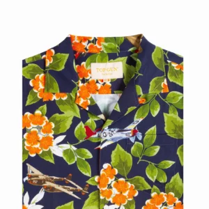 TOP GUN® "HAWAIIAN" SHORT SLEEVE SHIRT - detail shot
