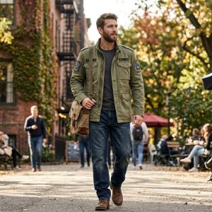 top gun m65 vintage military jacket lifestyle front male.webp