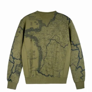 TOP GUN® "MAP" CREWNECK - lifestyle view