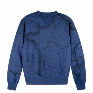 TOP GUN® "MAP" CREWNECK - side angle