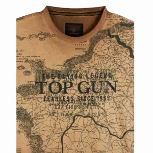 TOP GUN® "MAP" TEE - detail shot