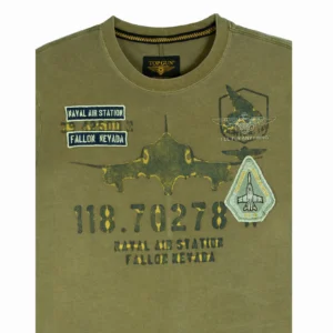 TOP GUN® "NAVAL AIR STATION" TEE - detail shot