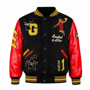 TOP GUN® "NEW GOAT" VARSITY JACKET - back view