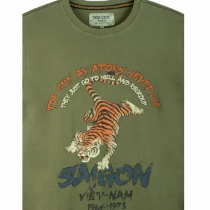 TOP GUN® "SAIGON TIGER" TEE - detail shot