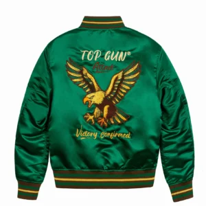 TOP GUN® "SATIN EAGLE" VARSITY JACKET gallery image 8