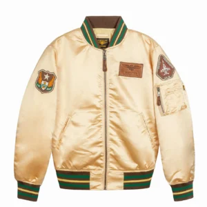 TOP GUN® "SATIN EAGLE" VARSITY JACKET gallery image 9