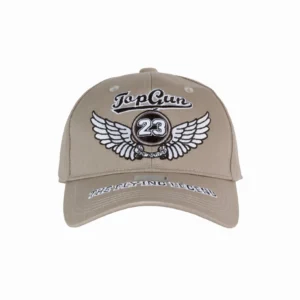 Top Gun Flying Legend cap in washed military twill with embroidered patch